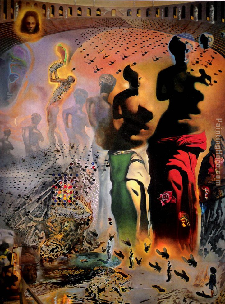 The Hallucinogenic Toreador painting - Salvador Dali The Hallucinogenic Toreador art painting